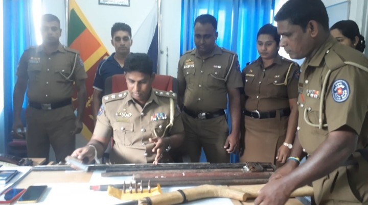 බුත්තල දී ගිනි අවි නිෂ්පාදනාගරයක් වටලයි, සැකකරුවකු අත්අඩංගුවට බුත්තල දී ගිනි අවි නිෂ්පාදනාගරයක් වටලයි, සැකකරුවකු අත්අඩංගුවට